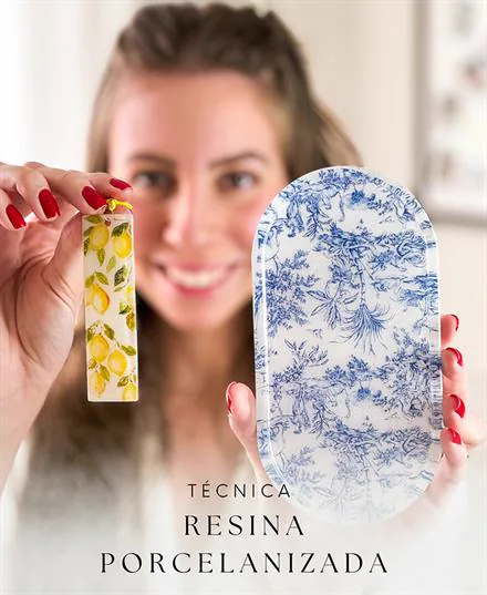 Técnica resina porcelanizada